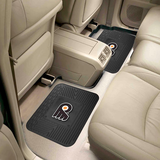 Philadelphia Flyers Back Seat Car Utility Mats - 2 Piece Set - Philadelphia Flyers