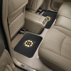 Boston Bruins Back Seat Car Utility Mats - 2 Piece Set - Boston Bruins