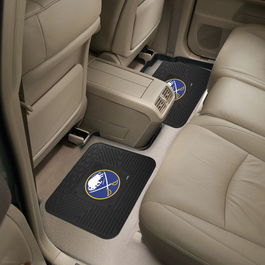 Buffalo Sabres Back Seat Car Utility Mats - 2 Piece Set - Buffalo Sabres