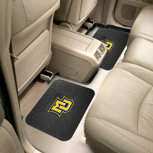 Marquette Golden Eagles Back Seat Car Utility Mats - 2 Piece Set - Marquette