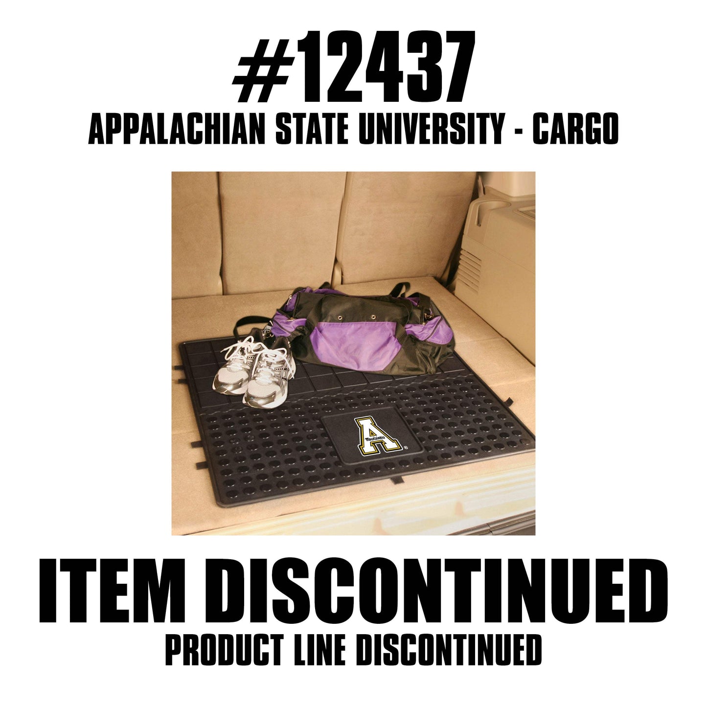Appalachian State Mountaineers Heavy Duty Cargo Mat 31"x31" - Appalachian State - Flyclothing LLC