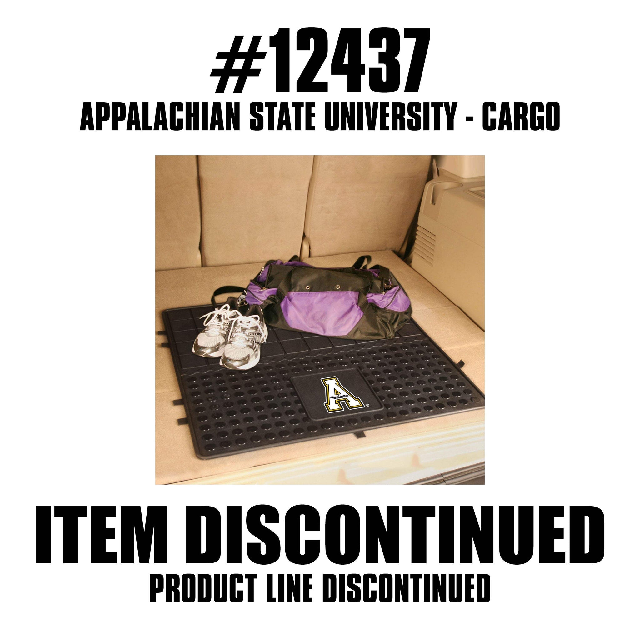 Appalachian State Mountaineers Heavy Duty Cargo Mat 31"x31" - Appalachian State - Flyclothing LLC