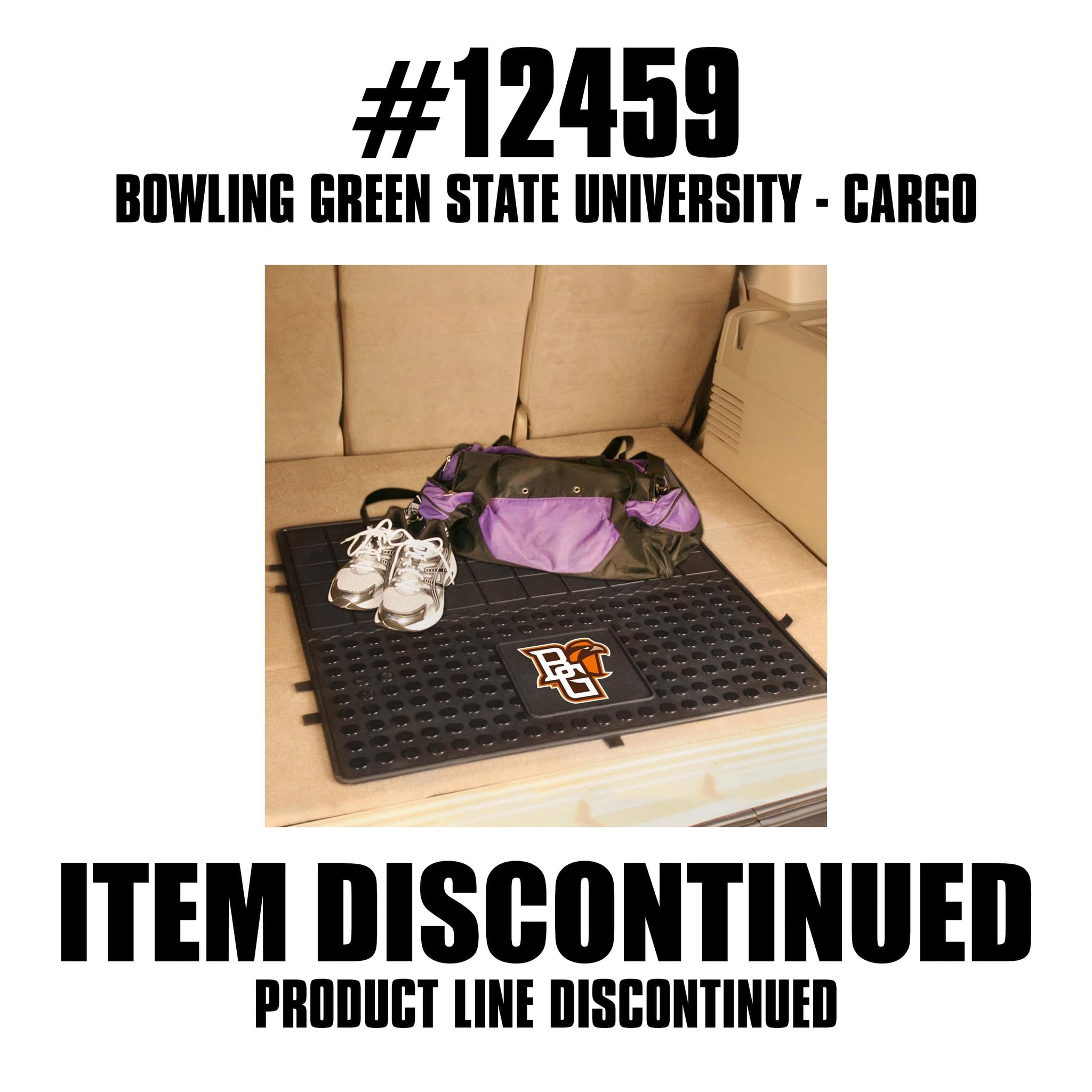 Bowling Green Falcons Heavy Duty Cargo Mat 31"x31" - Bowling Green - Flyclothing LLC