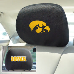 Iowa Hawkeyes Embroidered Head Rest Cover Set - 2 Pieces - Iowa
