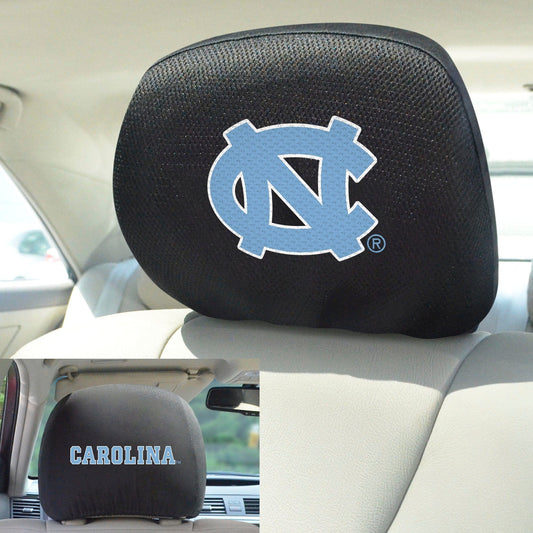 North Carolina Tar Heels Embroidered Head Rest Cover Set - 2 Pieces - North Carolina