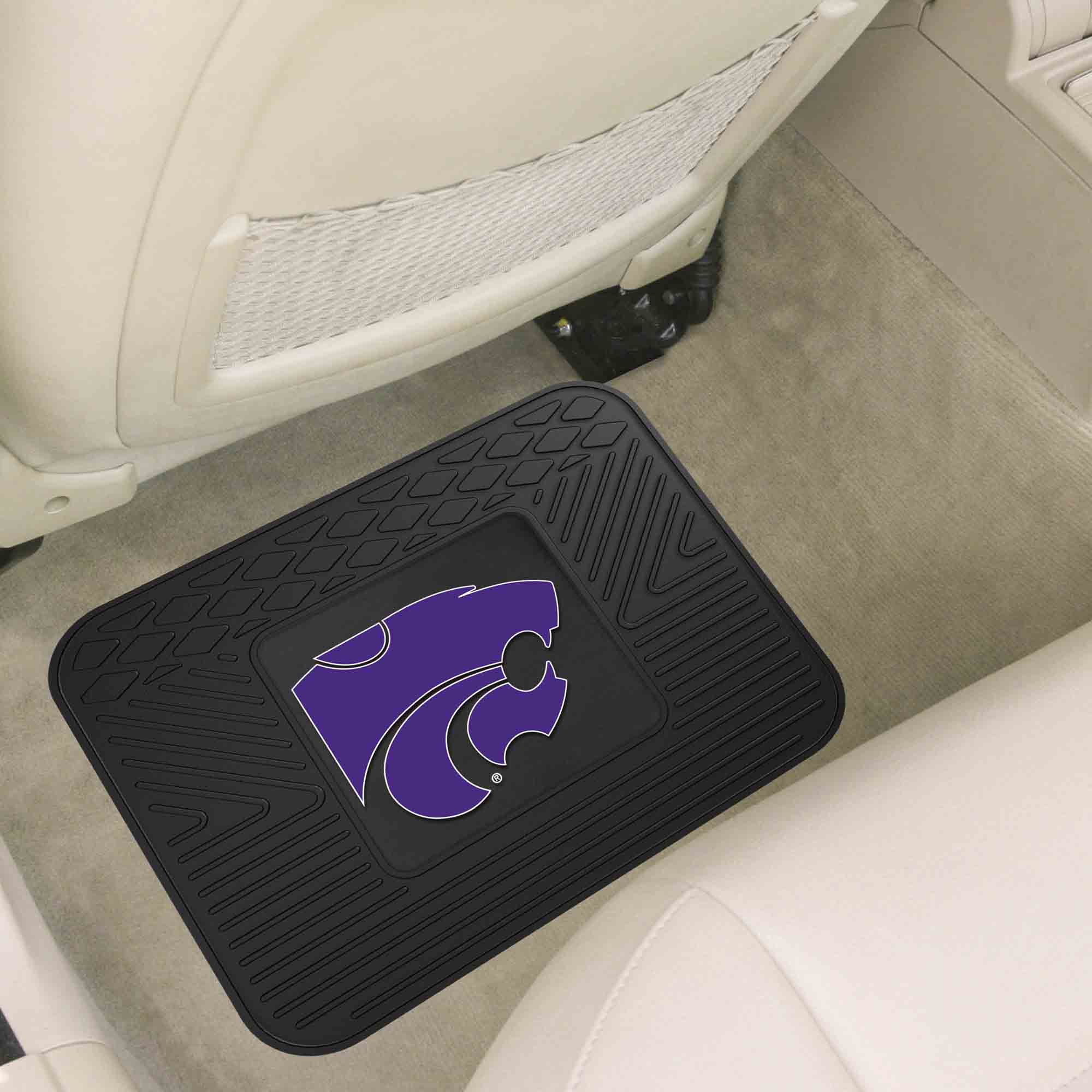 Kansas State Wildcats Back Seat Car Utility Mat - 14in. x 17in. - Kansas State