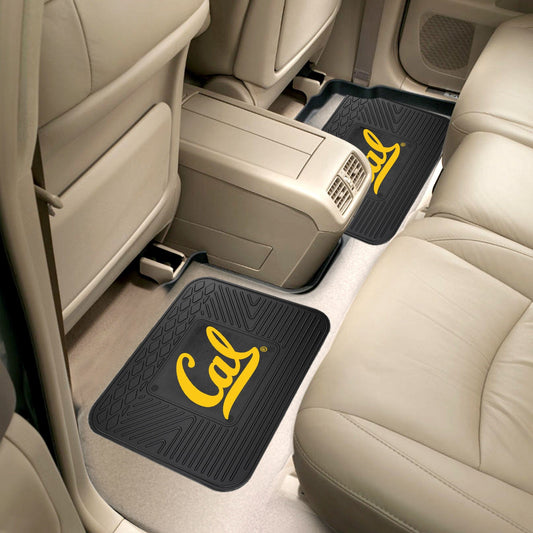 Cal Golden Bears Back Seat Car Utility Mats - 2 Piece Set - Cal