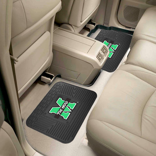 Marshall Thundering Herd Back Seat Car Utility Mats - 2 Piece Set - Marshall