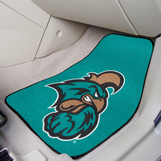 Coastal Carolina Chanticleers Front Carpet Car Mat Set - 2 Pieces - Coastal Carolina