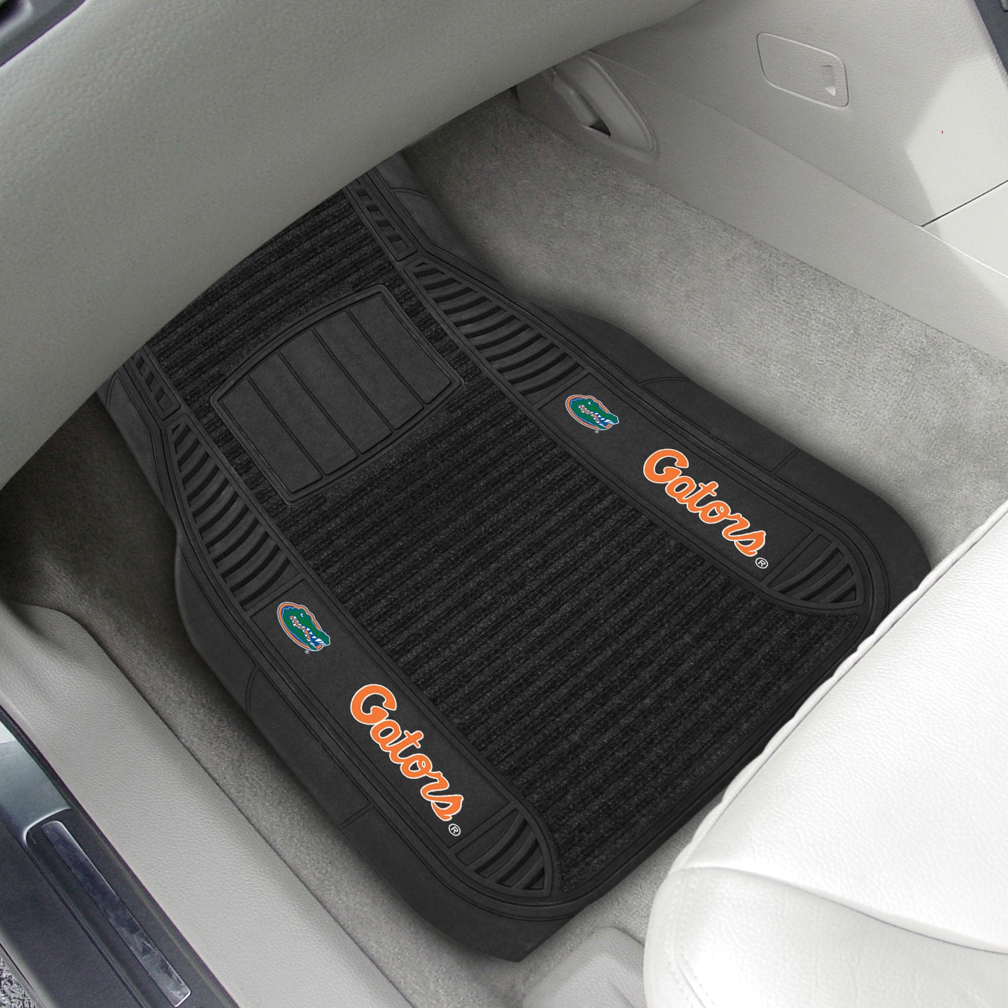 Florida Gators 2 Piece Deluxe Car Mat Set - Florida