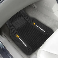 Iowa Hawkeyes 2 Piece Deluxe Car Mat Set - Iowa