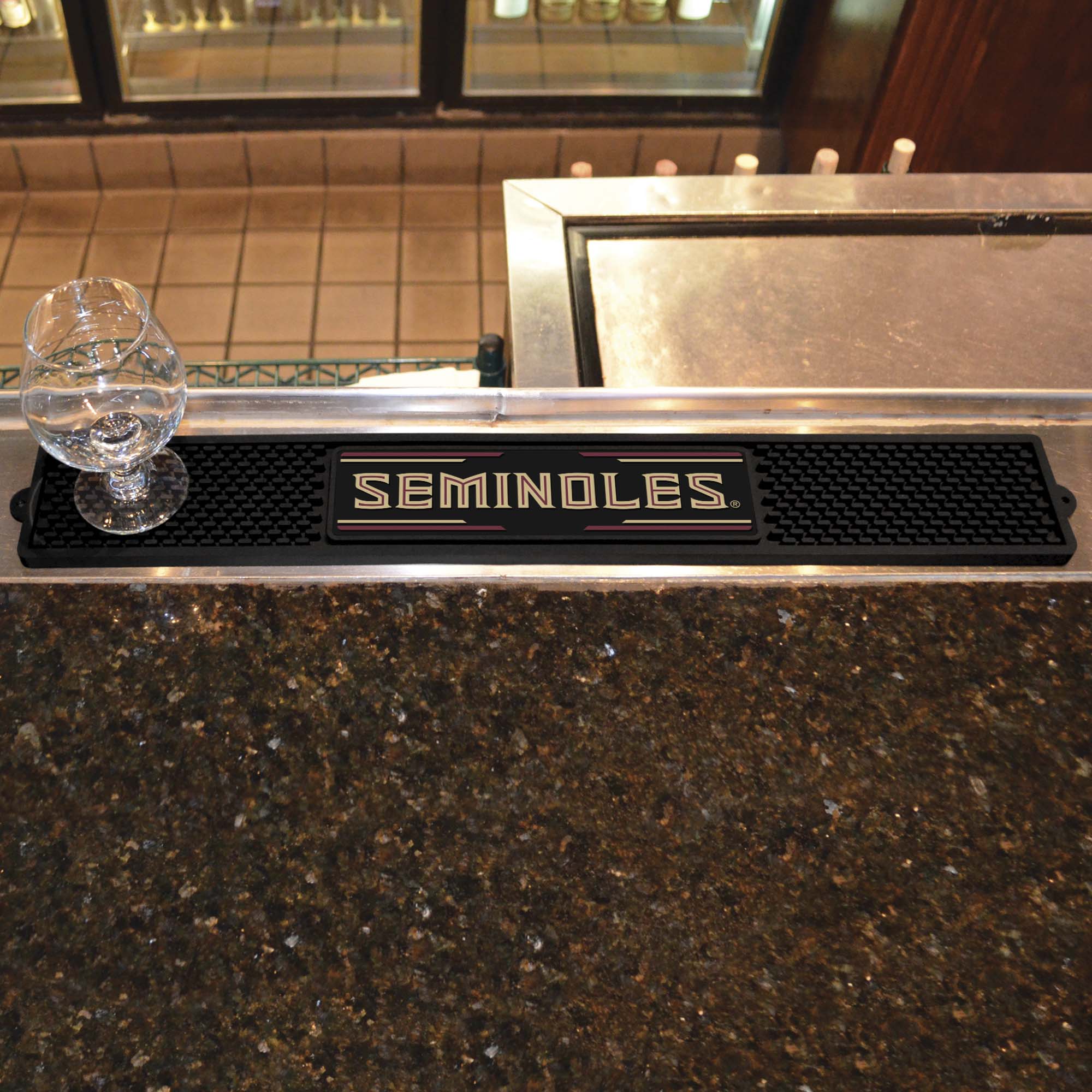 Florida State Seminoles Bar Drink Mat - 3.25in. x 24in. - Florida State