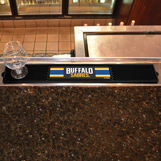 Buffalo Sabres Bar Drink Mat - 3.25in. x 24in. - Buffalo Sabres