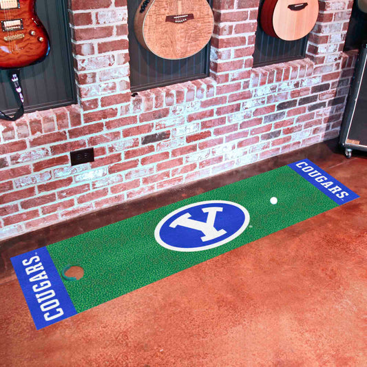 BYU Cougars Putting Green Mat - 1.5ft. x 6ft. - BYU