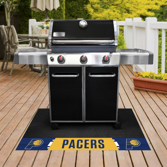 Indiana Pacers Vinyl Grill Mat - 26in. x 42in. - Indiana Pacers