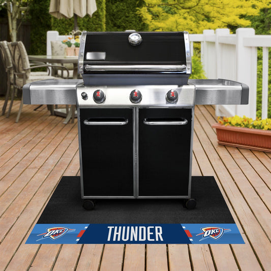 Oklahoma City Thunder Vinyl Grill Mat - 26in. x 42in. - Oklahoma City Thunder
