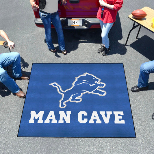 Detroit Lions Man Cave Tailgater Rug - 5ft. x 6ft. - Detroit Lions