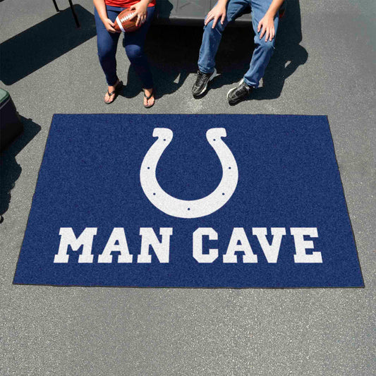 Indianapolis Colts Man Cave Ulti-Mat Rug - 5ft. x 8ft. - Indianapolis Colts