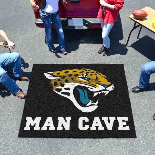 Jacksonville Jaguars Man Cave Tailgater Rug - 5ft. x 6ft. - Jacksonville Jaguars