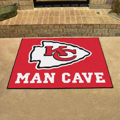 Kansas City Chiefs Man Cave All-Star Rug - 34 in. x 42.5 in. - Kansas City Chiefs