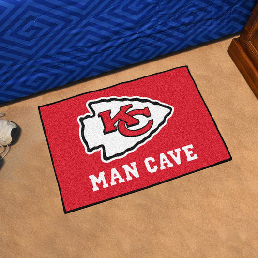 Kansas City Chiefs Man Cave Starter Mat Accent Rug - 19in. x 30in. - Kansas City Chiefs