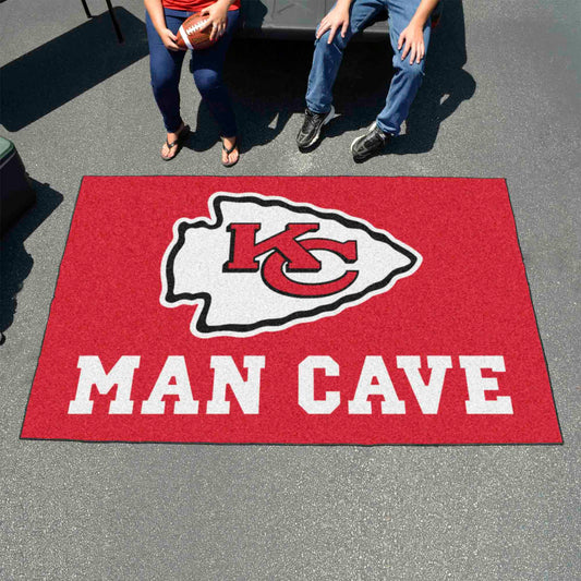 Kansas City Chiefs Man Cave Ulti-Mat Rug - 5ft. x 8ft. - Kansas City Chiefs
