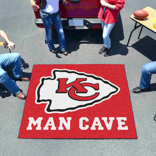 Kansas City Chiefs Man Cave Tailgater Rug - 5ft. x 6ft. - Kansas City Chiefs