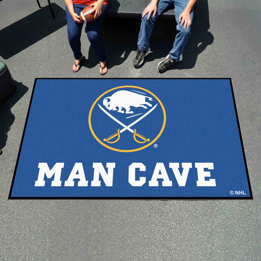Buffalo Sabres Man Cave Ulti-Mat Rug - 5ft. x 8ft. - Buffalo Sabres