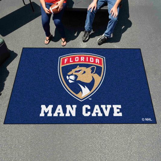 Florida Panthers Man Cave Ulti-Mat Rug - 5ft. x 8ft. - Florida Panthers