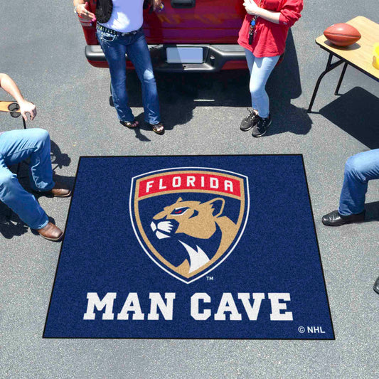 Florida Panthers Man Cave Tailgater Rug - 5ft. x 6ft. - Florida Panthers