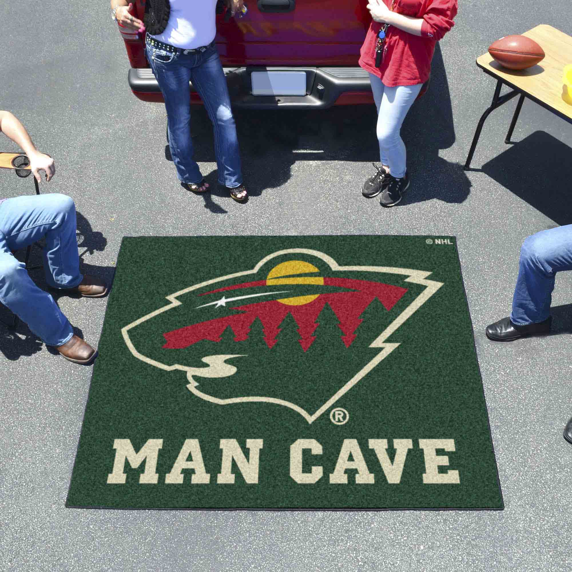 Minnesota Wild Man Cave Tailgater Rug - 5ft. x 6ft.