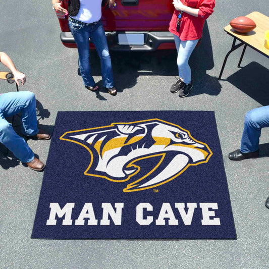 Nashville Predators Man Cave Tailgater Rug - 5ft. x 6ft. - Nashville Predators