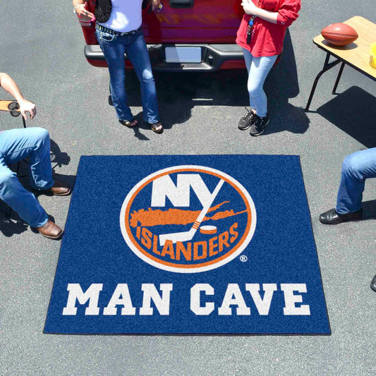 New York Islanders Man Cave Tailgater Rug - 5ft. x 6ft. - New York Islanders