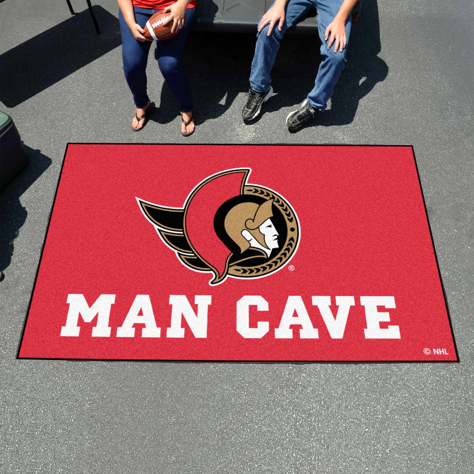 Ottawa Senators Man Cave Ulti-Mat Rug - 5ft. x 8ft. - Ottawa Senators