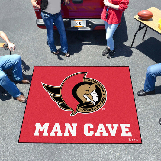 Ottawa Senators Man Cave Tailgater Rug - 5ft. x 6ft. - Ottawa Senators