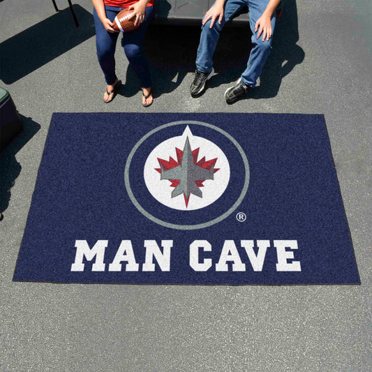 Winnipeg Jets Man Cave Ulti-Mat Rug - 5ft. x 8ft.