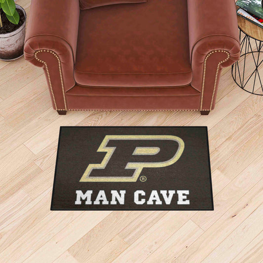 Purdue Boilermakers Man Cave Starter Mat Accent Rug - 19in. x 30in. - Purdue