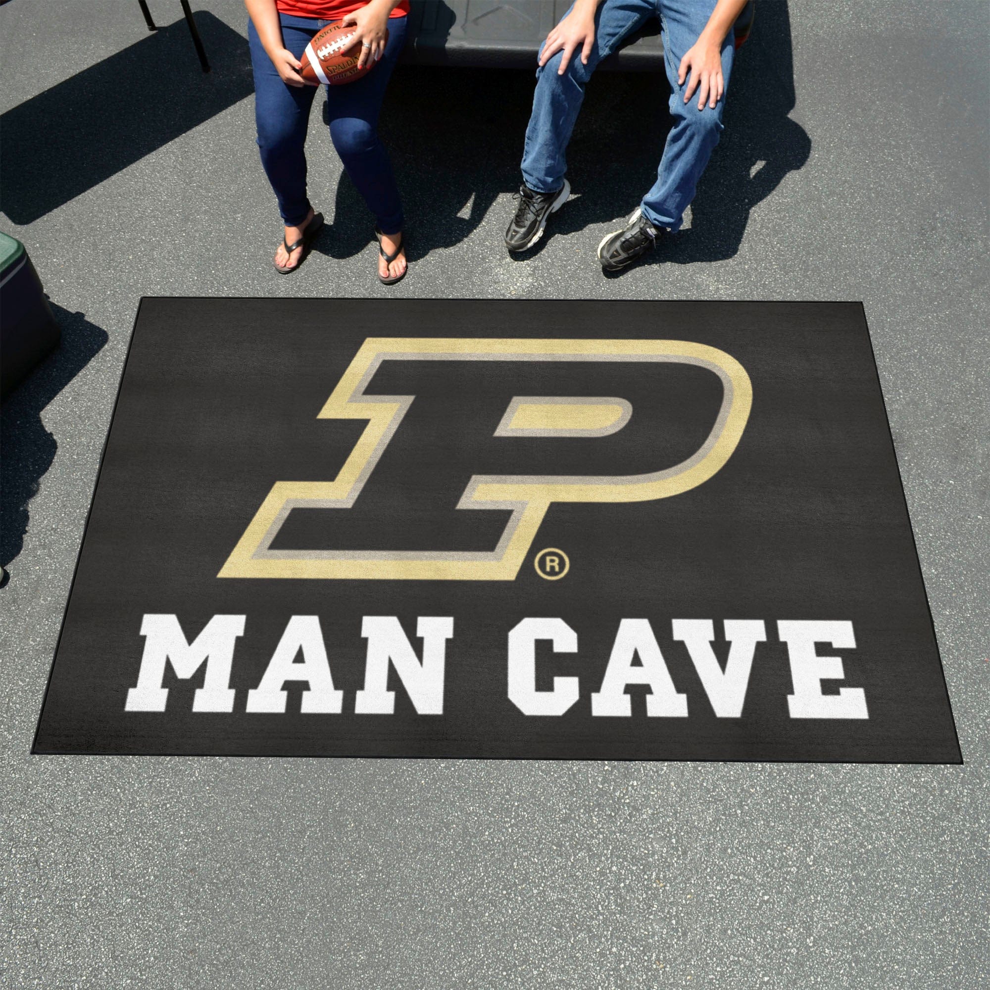 Purdue Boilermakers Man Cave Ulti-Mat Rug - 5ft. x 8ft. - Purdue