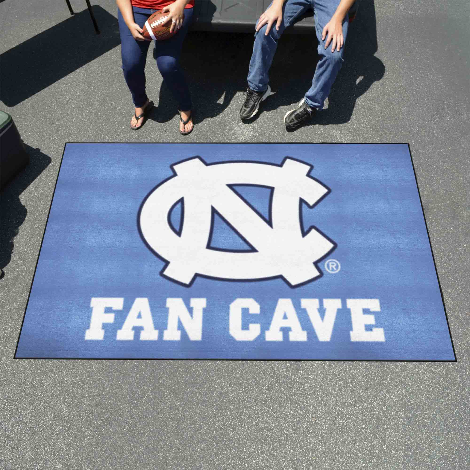 North Carolina Tar Heels Man Cave Ulti-Mat Rug - 5ft. x 8ft. - North Carolina