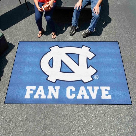 North Carolina Tar Heels Man Cave Ulti-Mat Rug - 5ft. x 8ft. - North Carolina