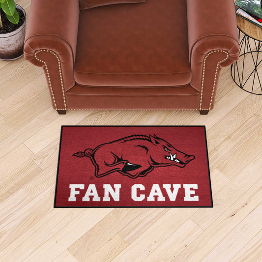 Arkansas Razorbacks Man Cave Starter Mat Accent Rug - 19in. x 30in. - Arkansas