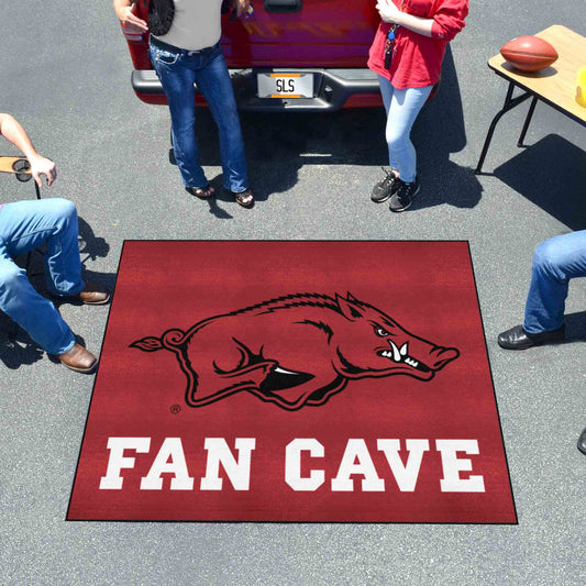 Arkansas Razorbacks Man Cave Tailgater Rug - 5ft. x 6ft. - Arkansas