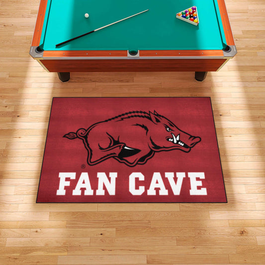 Arkansas Razorbacks Man Cave Ulti-Mat Rug - 5ft. x 8ft. - Arkansas