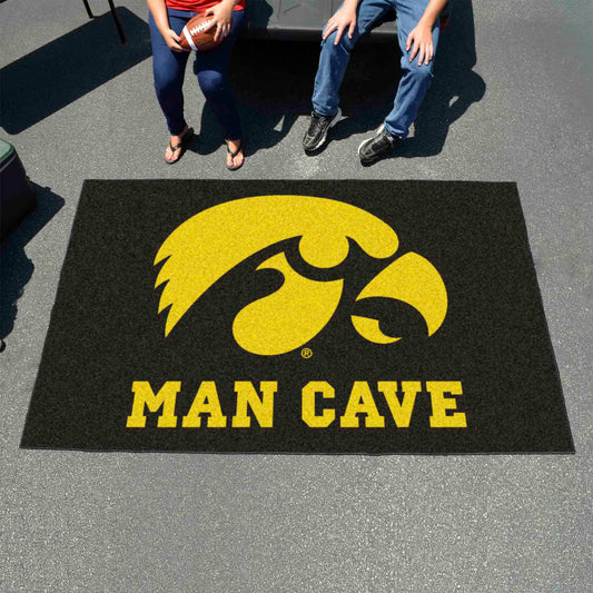 Iowa Hawkeyes Man Cave Ulti-Mat Rug - 5ft. x 8ft. - Iowa