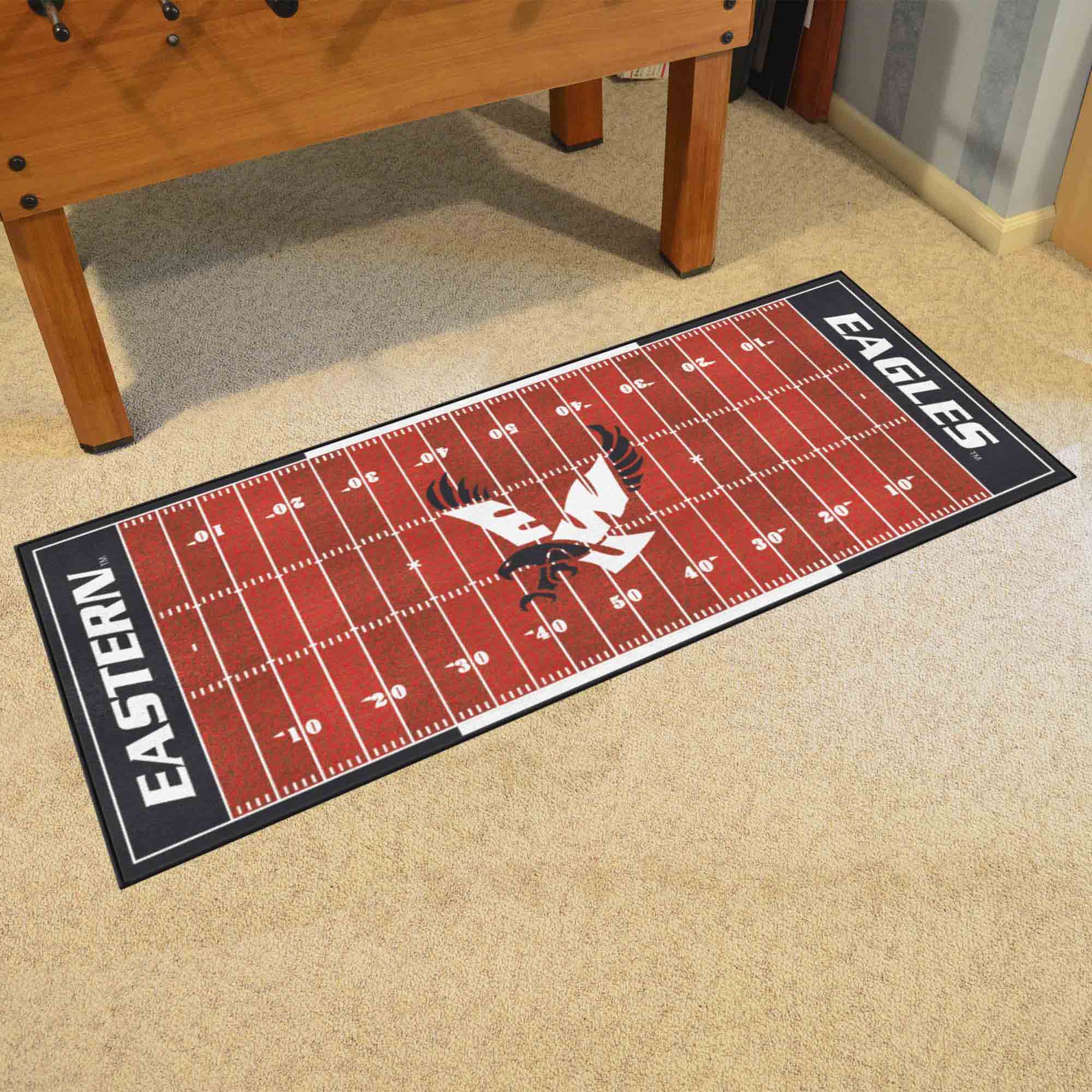 Eastern Washington Eagles Field Runner Mat - 30in. x 72in. - Eastern Washington