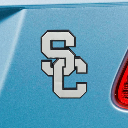 Southern California Trojans 3D Chrome Metal Emblem - Southern California