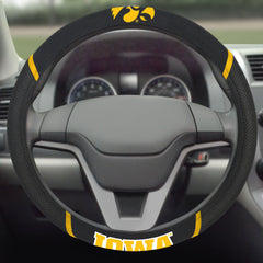 Iowa Hawkeyes Embroidered Steering Wheel Cover - Iowa