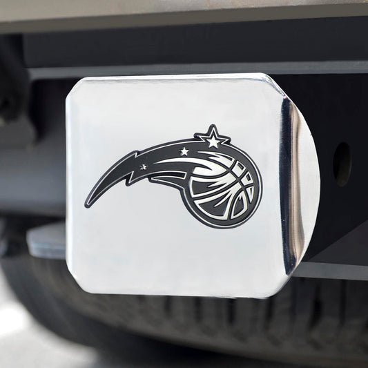 Orlando Magic Chrome Metal Hitch Cover with Chrome Metal 3D Emblem - Orlando Magic