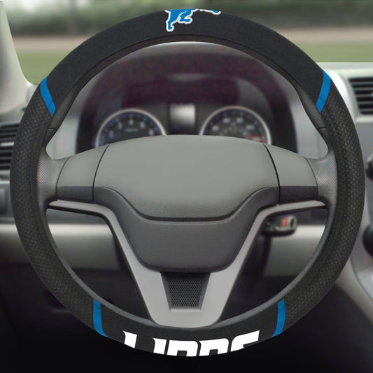 Detroit Lions Embroidered Steering Wheel Cover - Detroit Lions