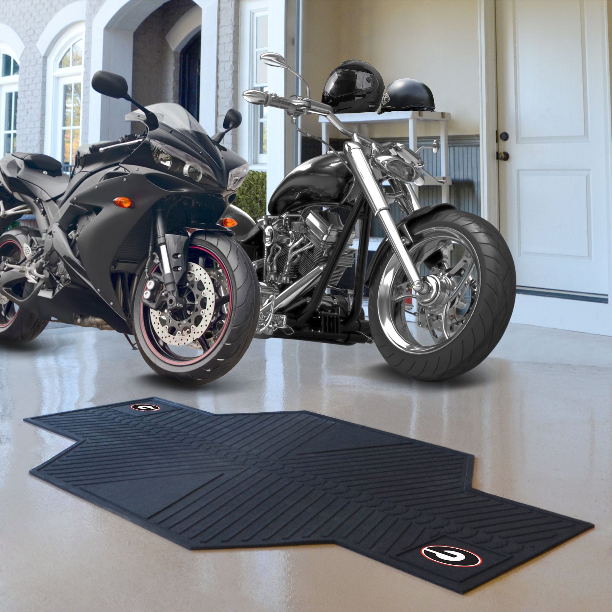 Georgia Bulldogs Motorcycle Mat - Georgia